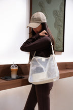 Bolso de Hombro Echo - Marfil