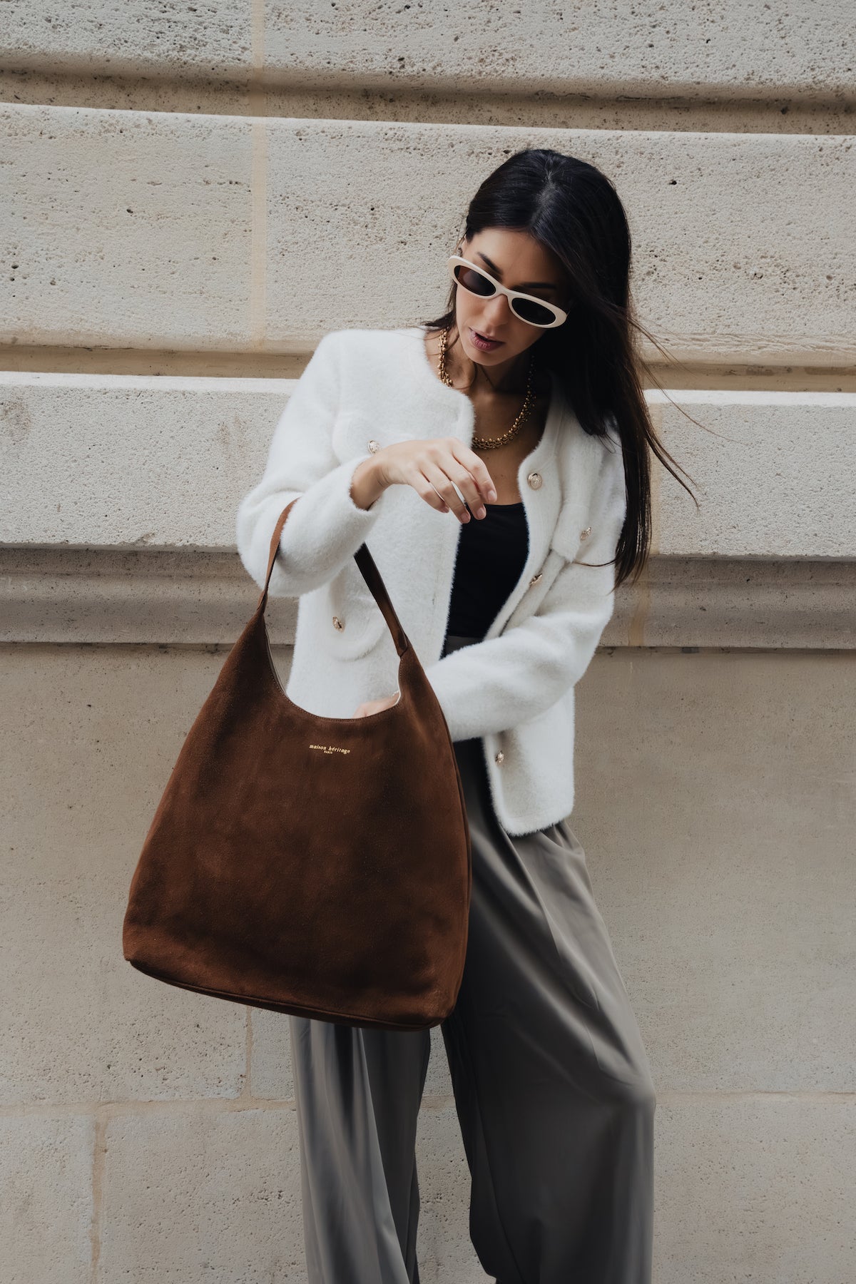 Kira Shoulder Bag - Brown