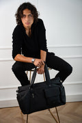 Grained Raiden Travel Bag - Black