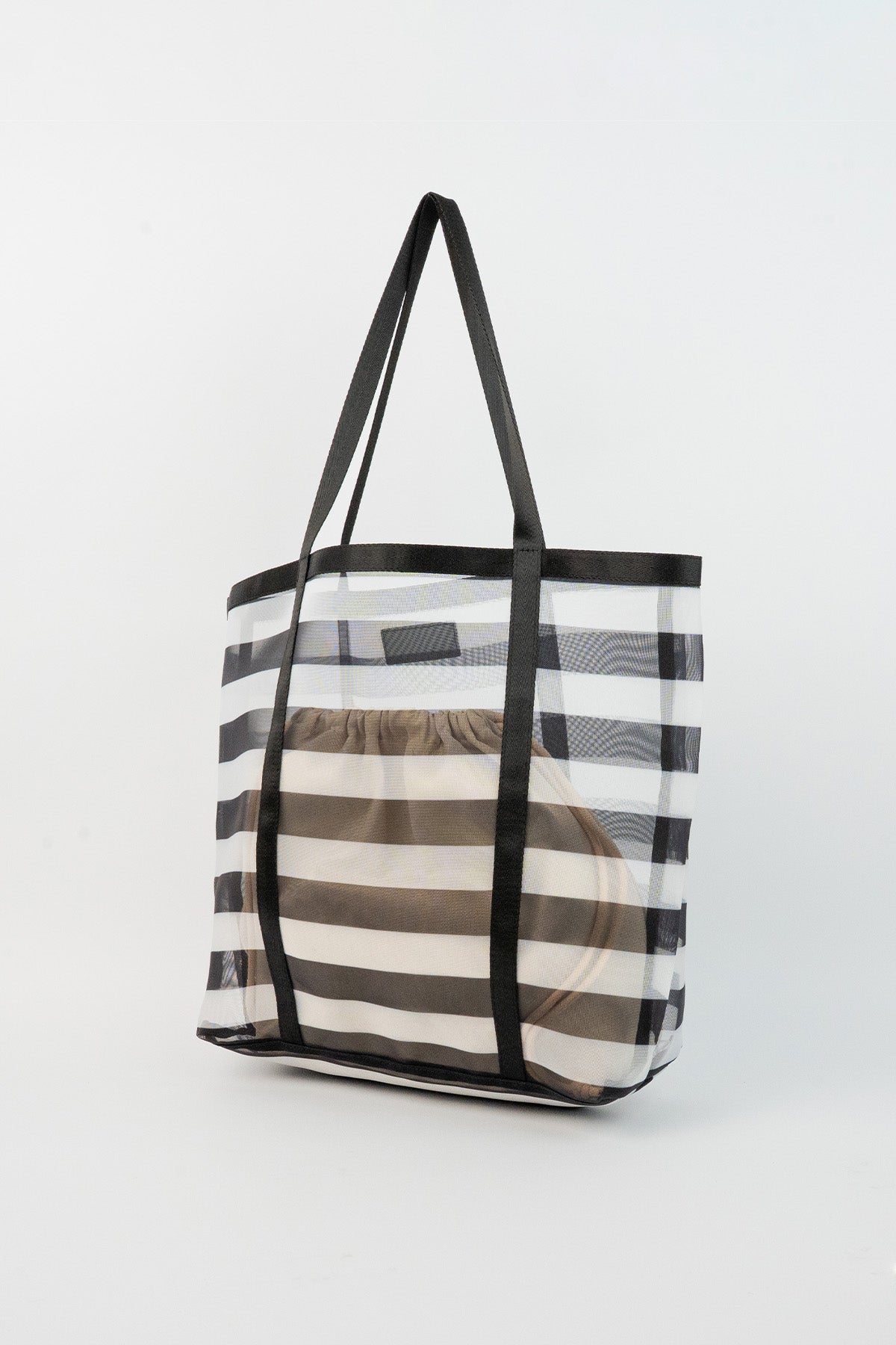 Borsa a spalla Tempo - Bianca e nera