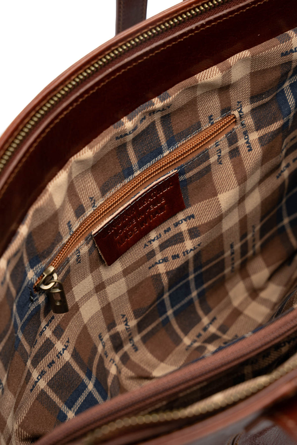 Cleria Vintage Tote Bag - Brown