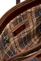 Cleria Vintage Tote Bag - Brown