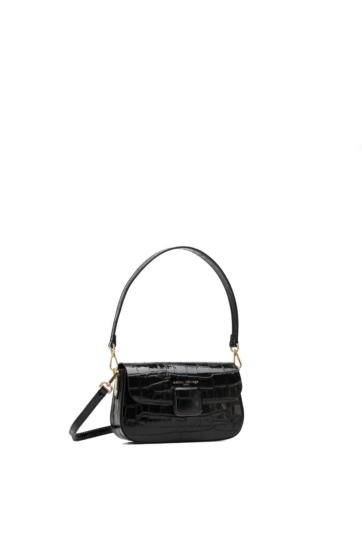 Bolso bandolera Davina coco - Negro