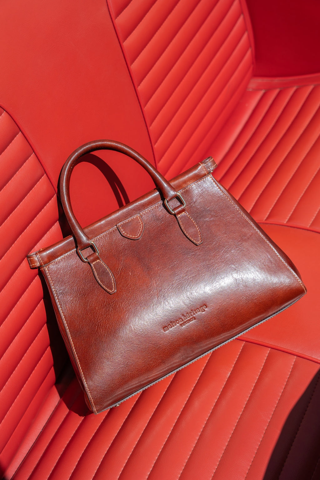 Sac À Main Grand Liana Vintage - Marron