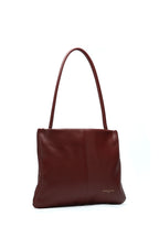 Helva Grained Tote Bag - Bordeaux