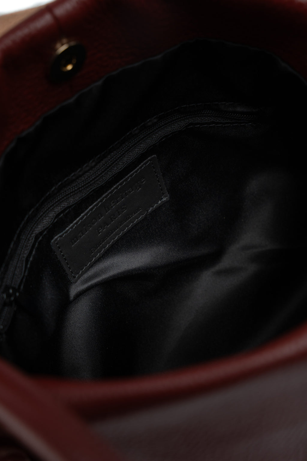 Helva Grained Tote Bag - Bordeaux