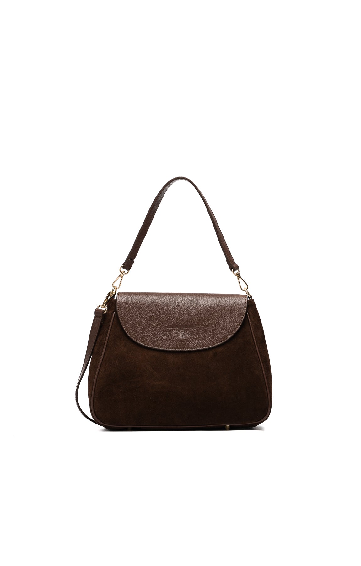 Sac Porté-Épaule Kona Suede - Marron
