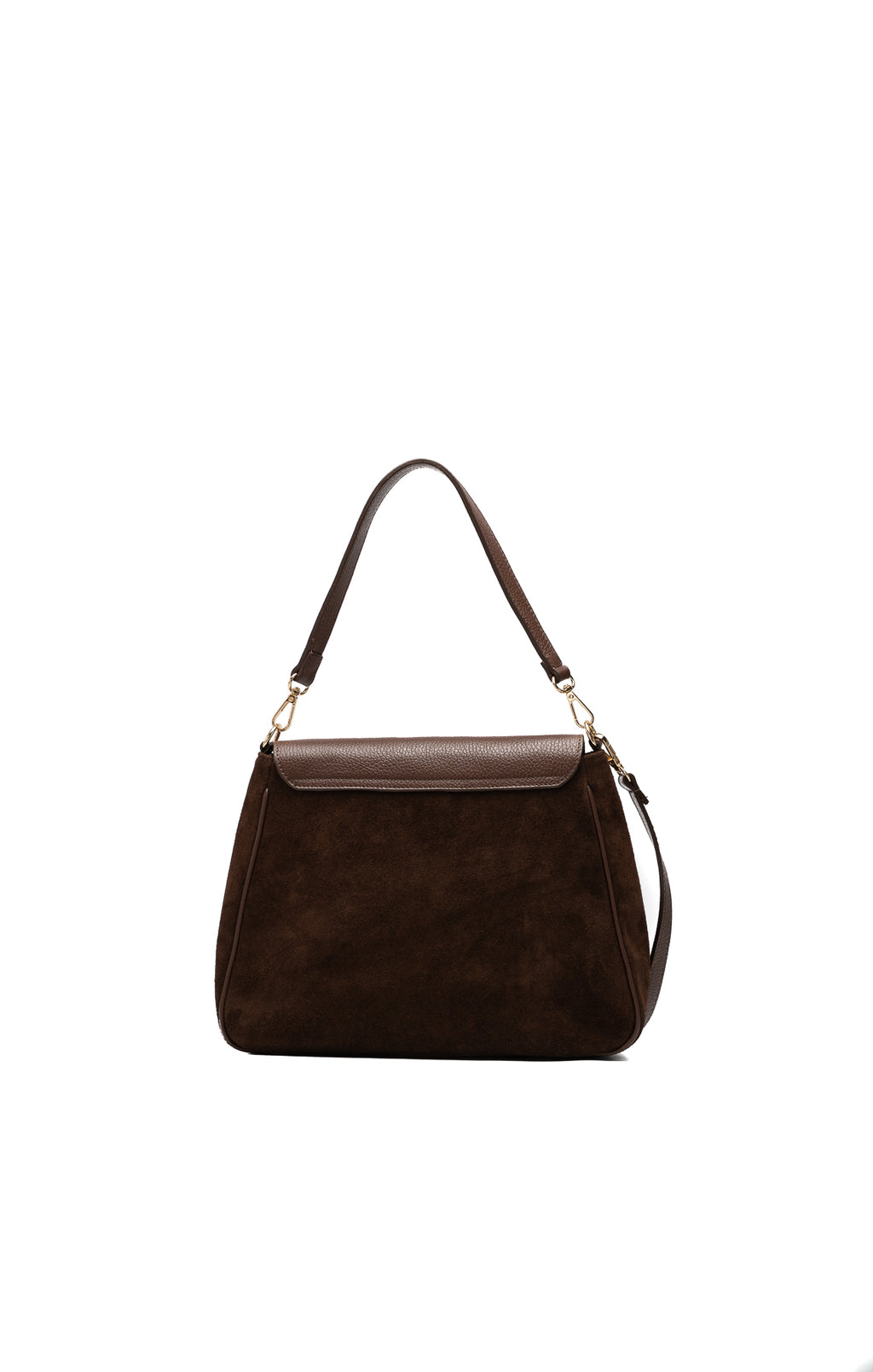 Sac Porté-Épaule Kona Suede - Marron