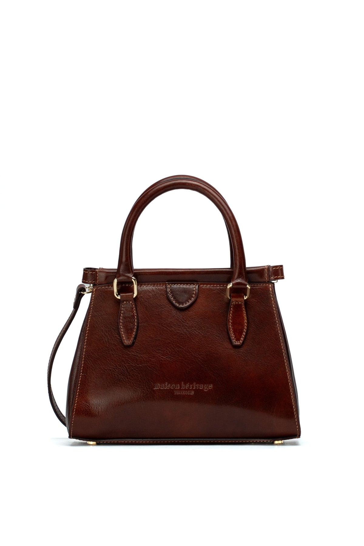 Mini Liana Vintage Handbag - Brown