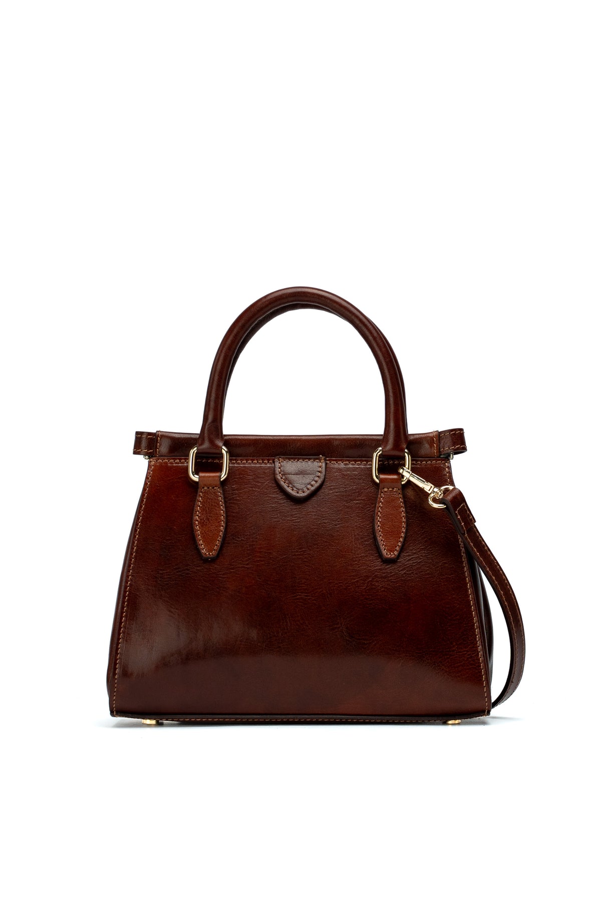 Mini Liana Vintage Handbag - Brown