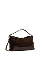 Mini Nej Suede Handbag - Brown