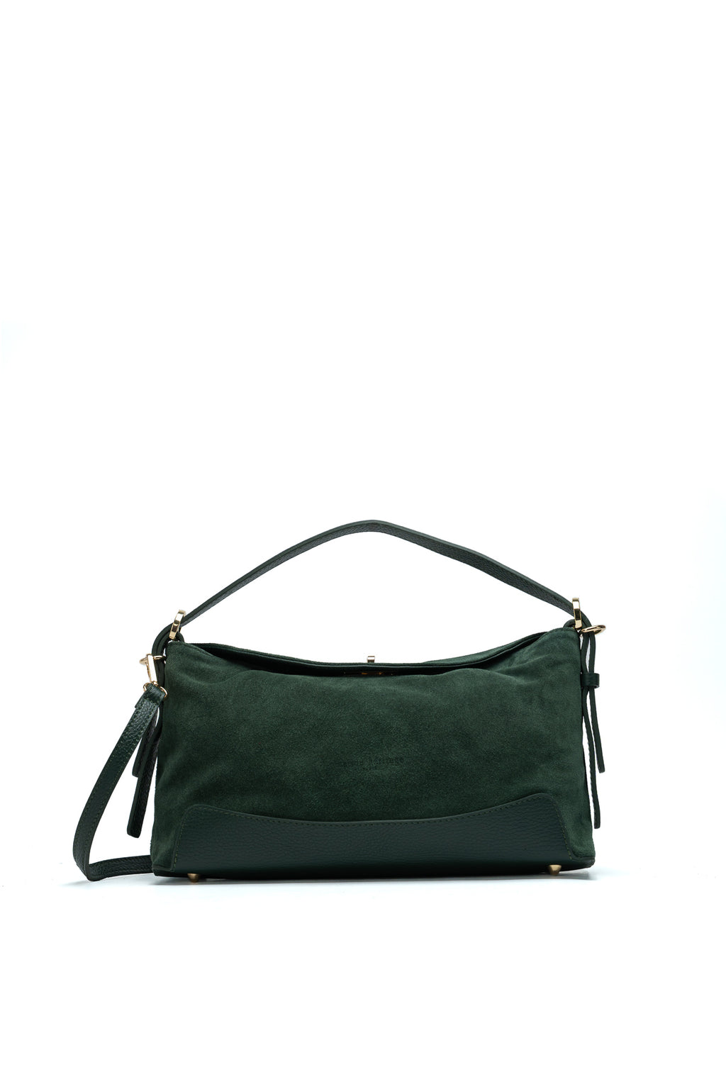 Sac À Main Mini Nej Suede - Vert Bouteille