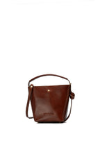 Solene Vintage Crossbody Bag - Brown