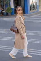 Solstis Grained Shoulder Bag - Brown
