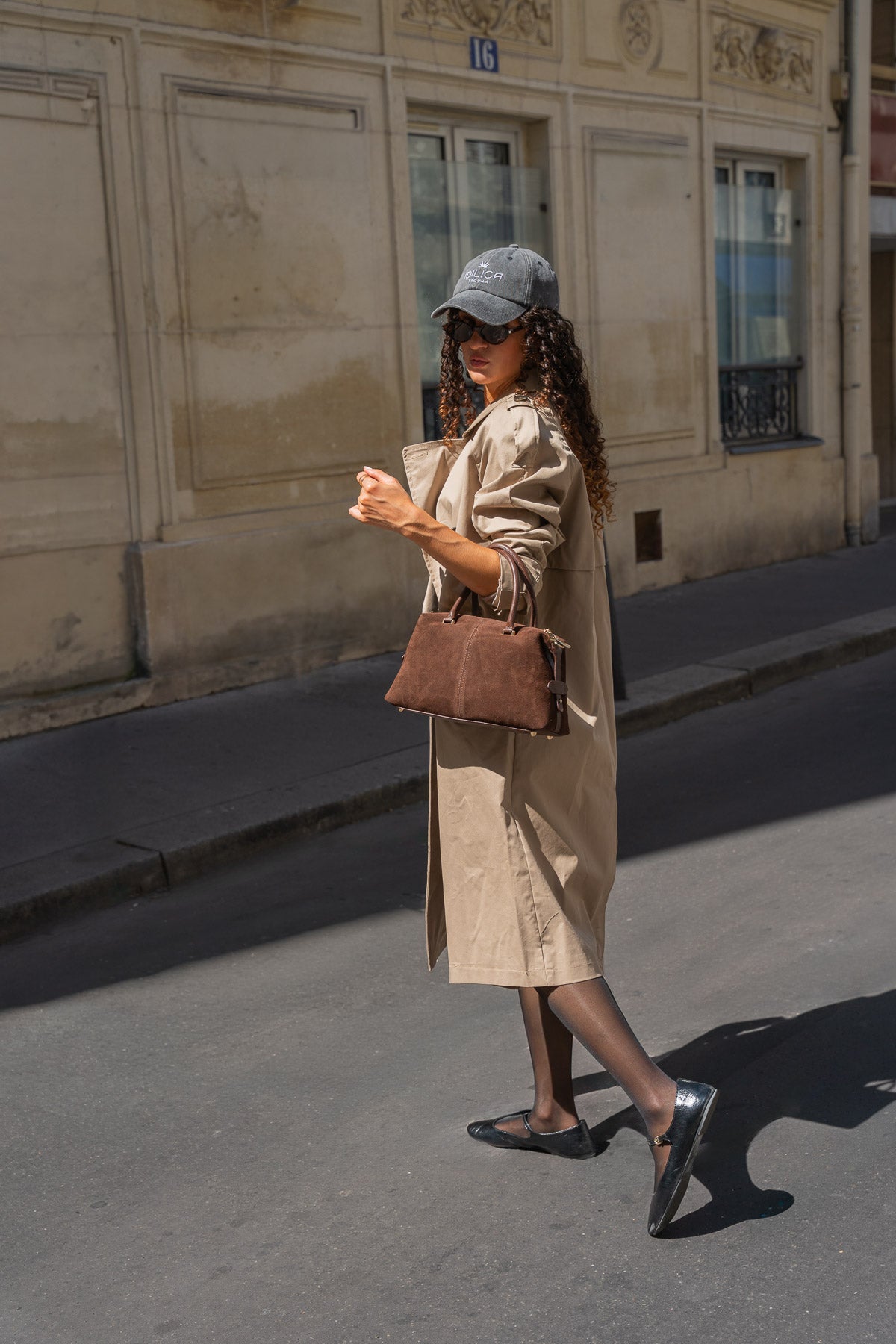 Sac À Main Stilla Suede - Marron