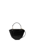 Vielti Croc Crossbody Bag - Burgundy