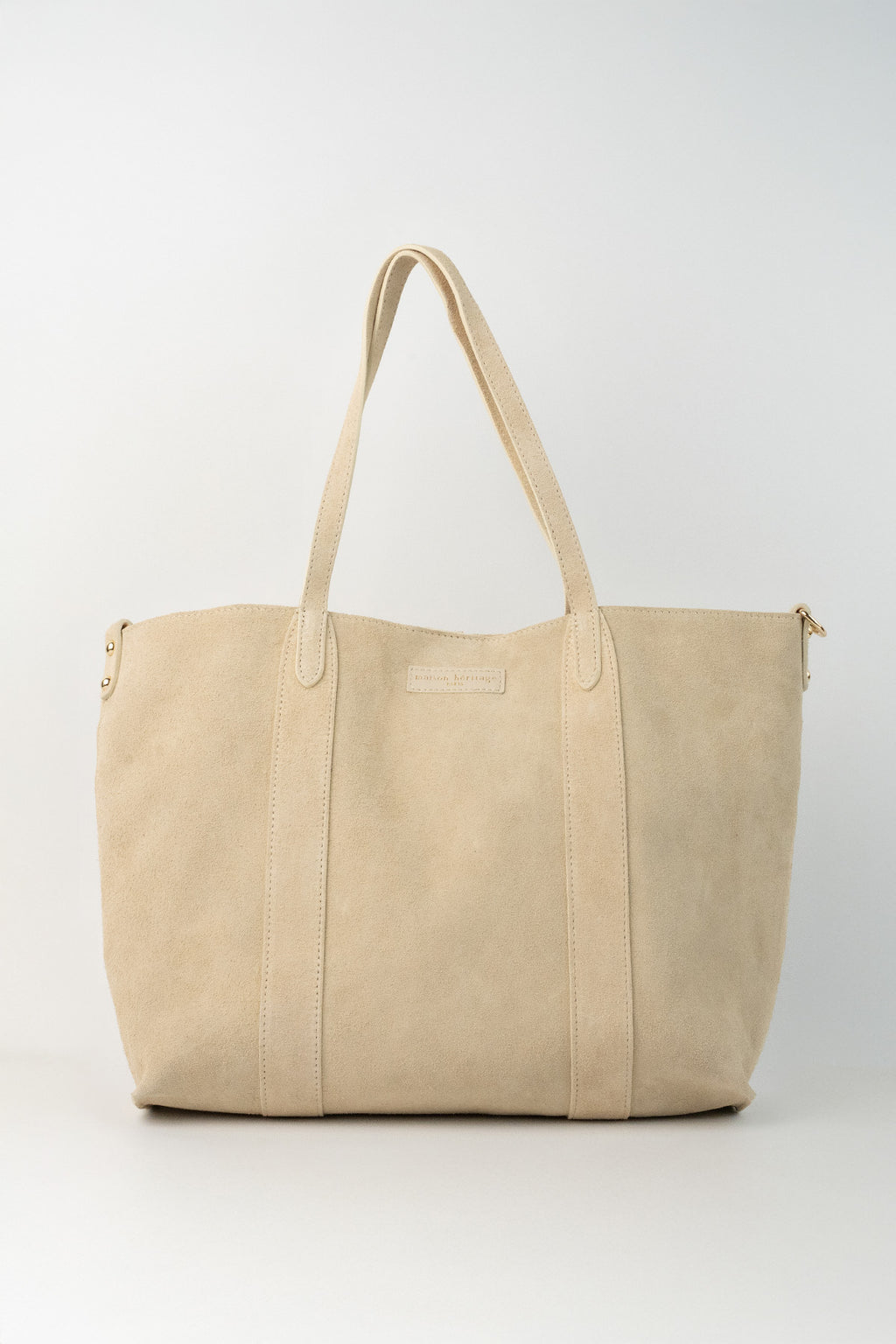Naya Suede Tote Bag - Ivory