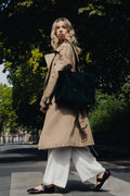 Rise Suede Tote Bag - Cedar Green