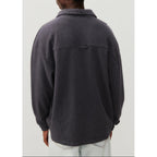 Sudadera Cuello Polo - Antracita Jaspeado - Hombre