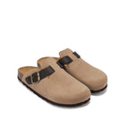 Sabots Noe Suede Taupe - Femme