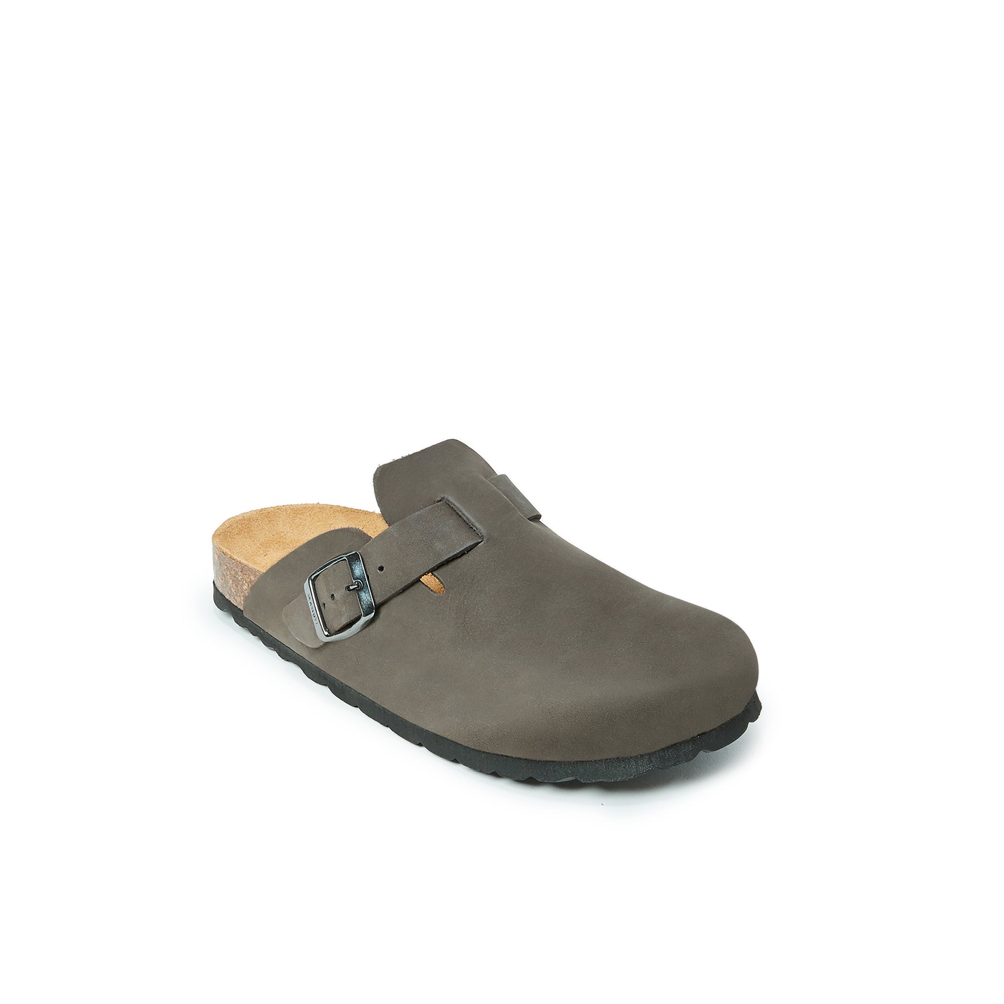 Noe Nubuck Gray Clogs - Men