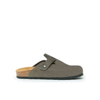Noe Nubuck Gray Clogs - Men