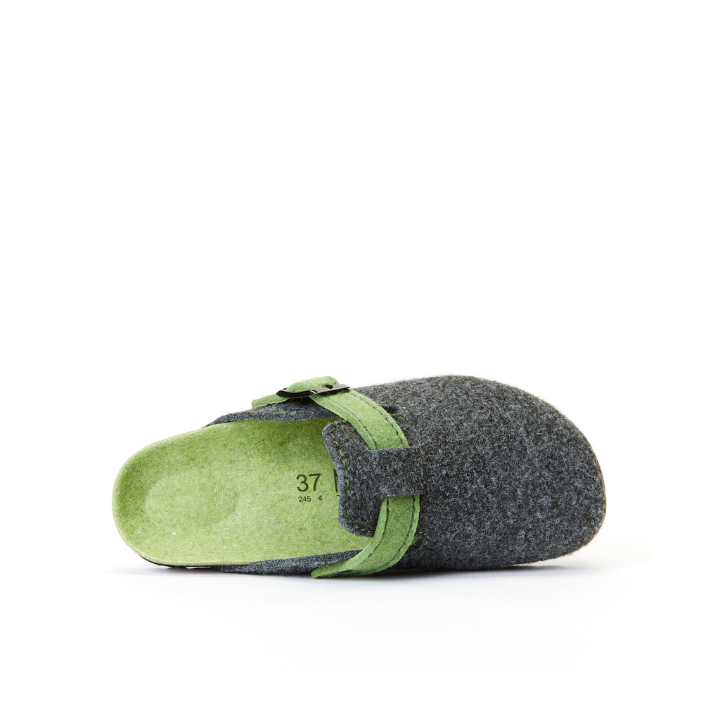 Zoccoli Noe Nero Grigio E Verde - Unisex