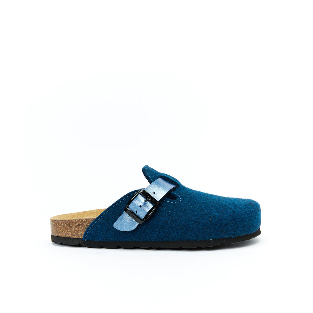 Zoccoli Noe Blu Royal & Pearl Tan - Unisex