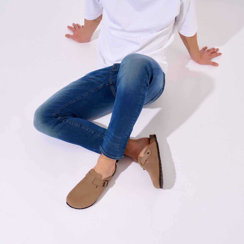 Zuecos Noe - Taupe - Hombre