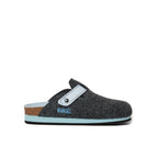 Sabots Noe Noir Gris & Light Bleu - Femme