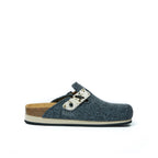 Zuecos Noe Black Grey & Dalmatian Tan - Mujer