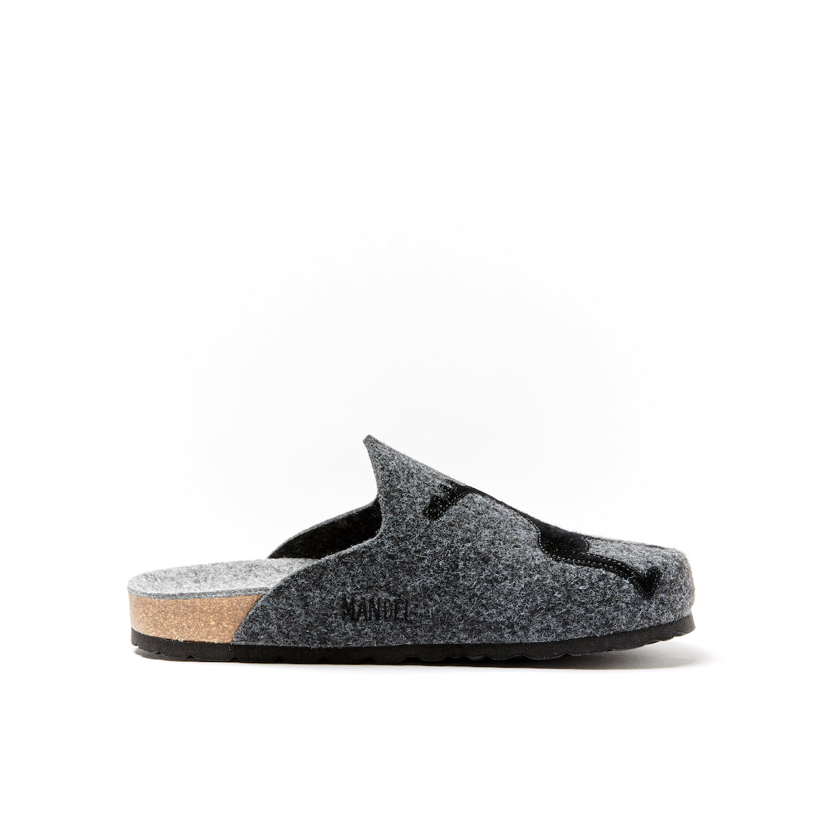 Pantoufles Angel Reindeer Noir Gris - Mixte