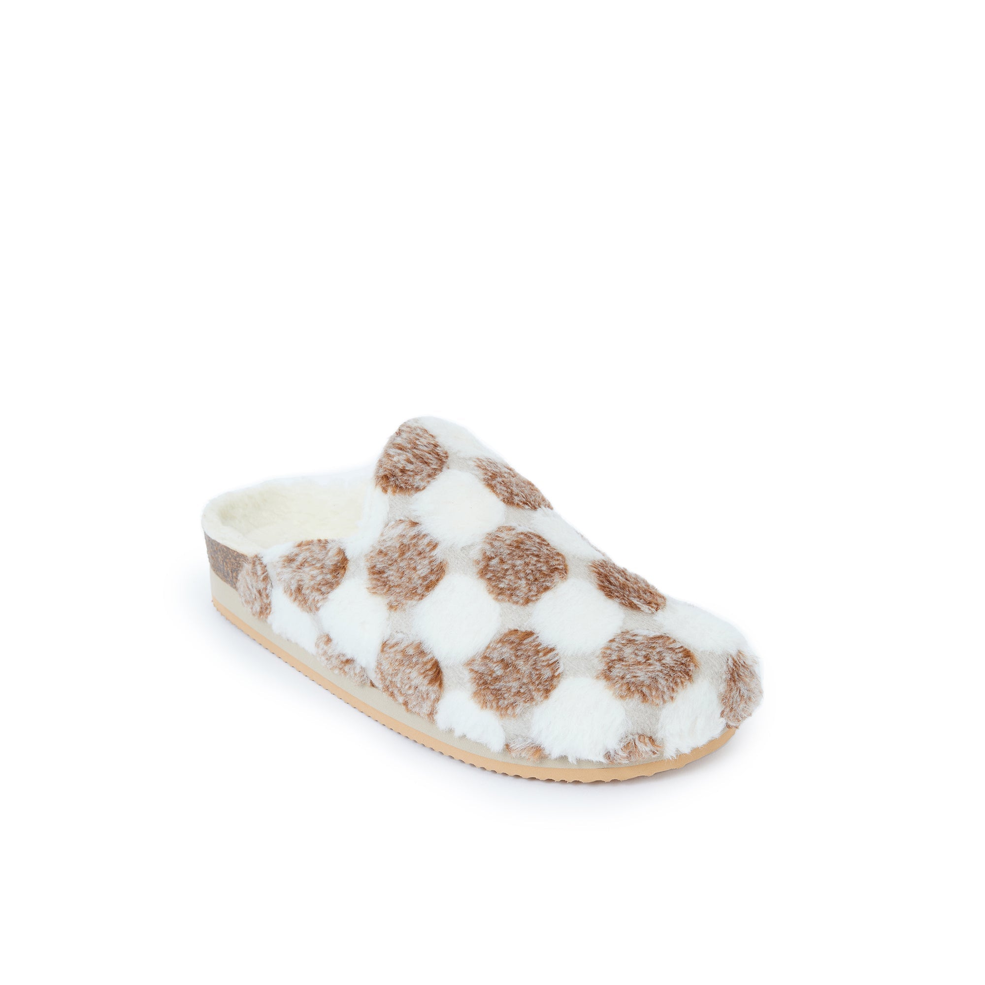 Angel Brown Slippers - Mixed