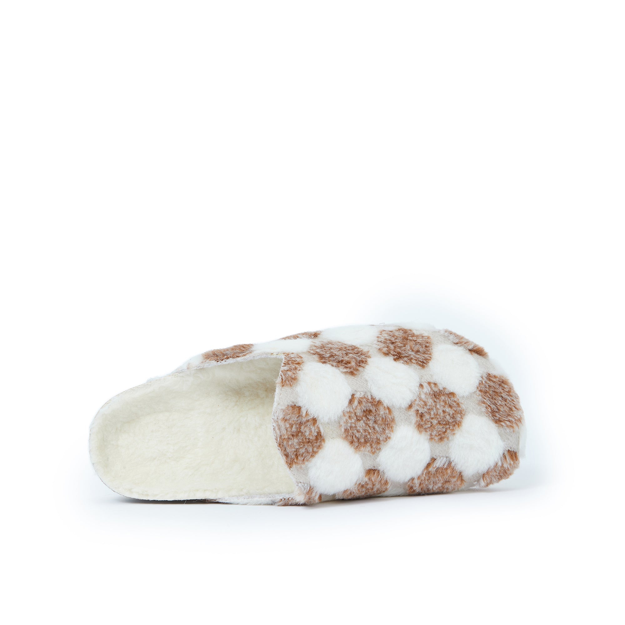 Angel Brown Slippers - Mixed