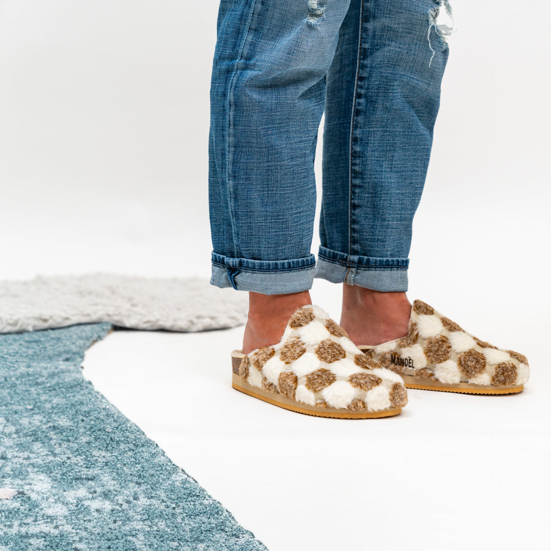 Angel Brown Slippers - Mixed