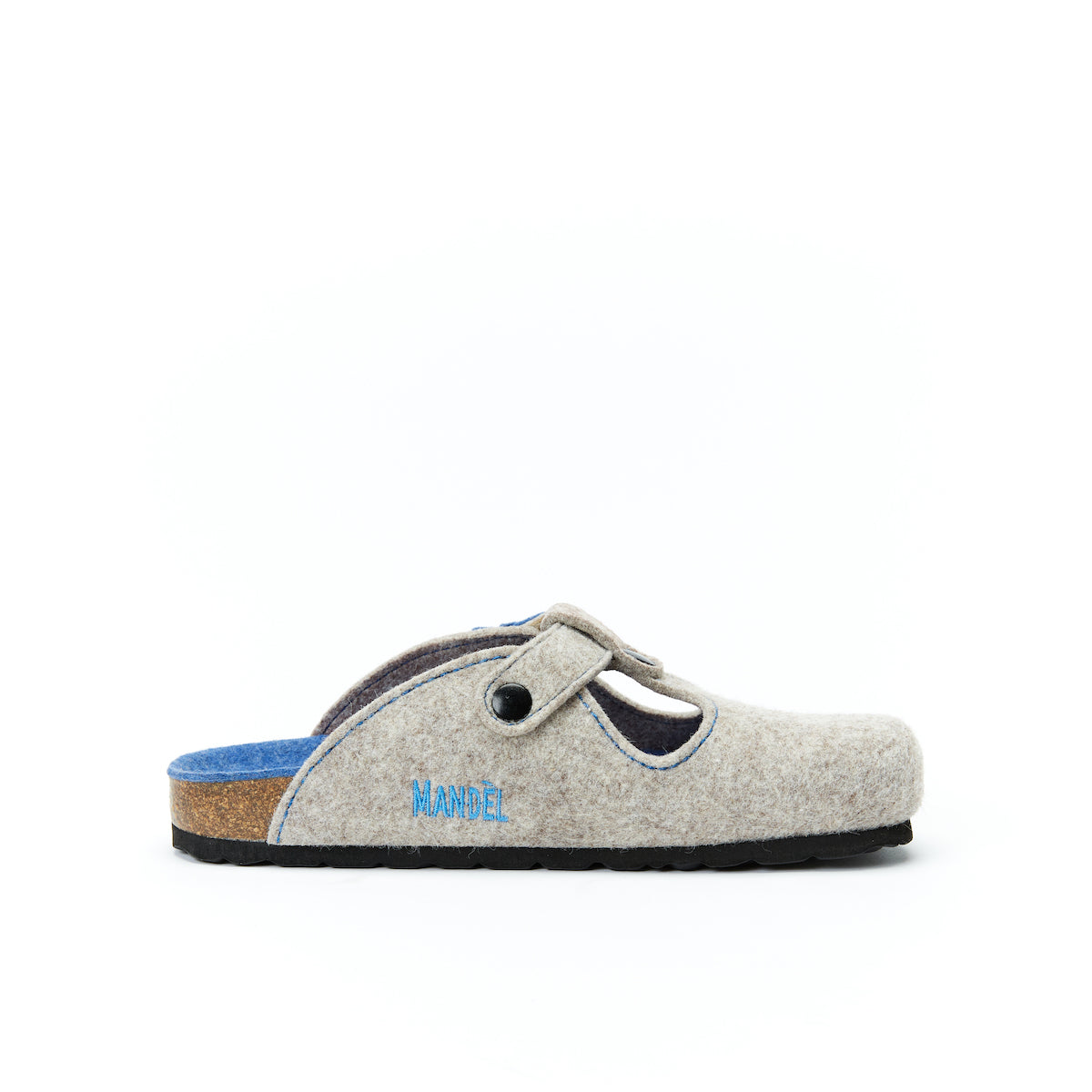 Pantuflas Flor Marrón Claro - Mujer