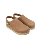 Clogs Adam Nubukleder Braun – Damen