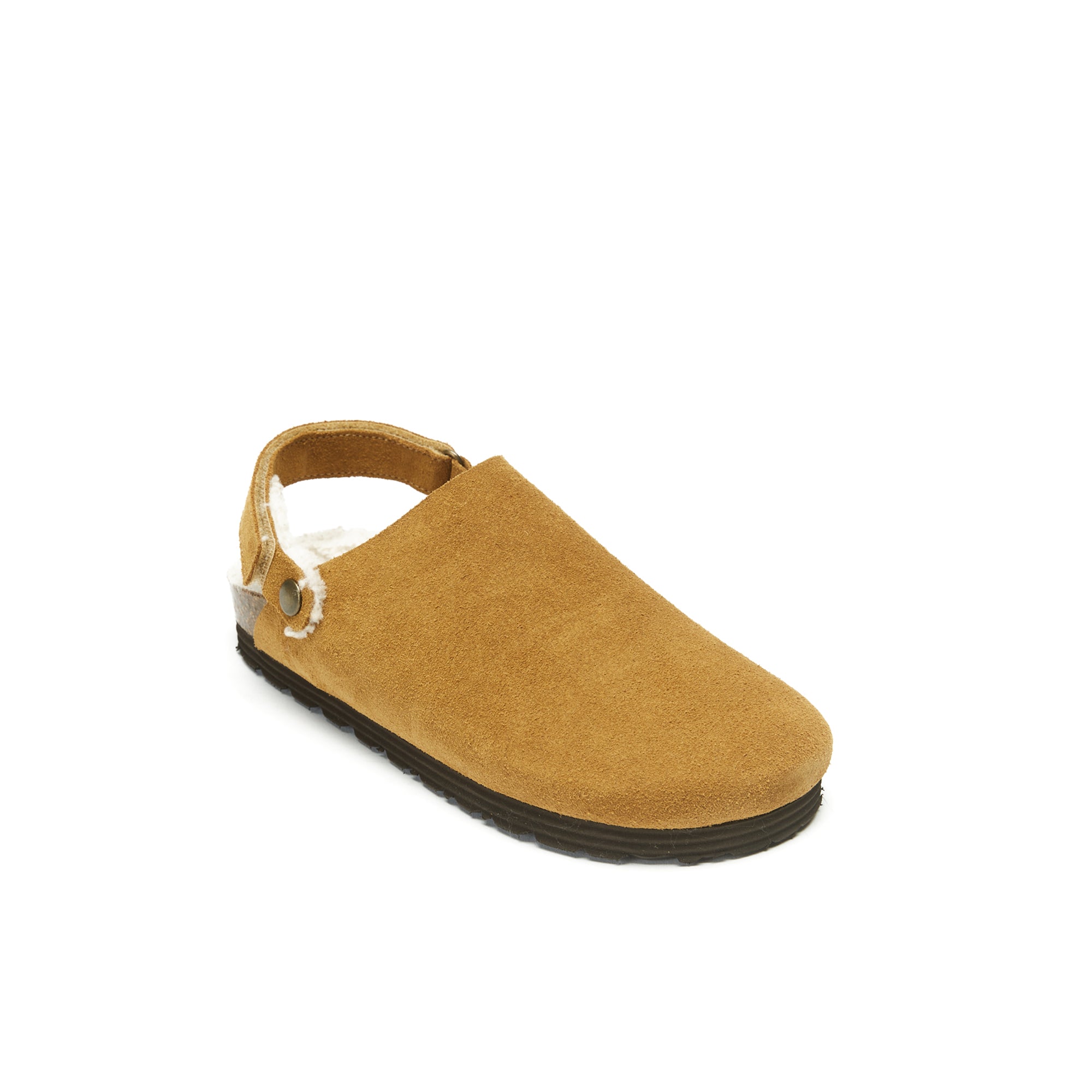 Sabots Adam Suede Whisky Marron - Femme