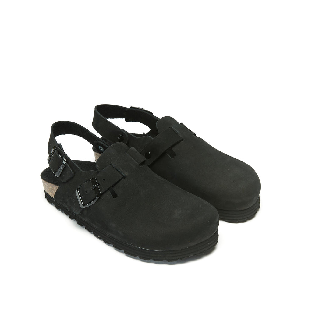 Sabots Oscar Nubuck Noir - Homme