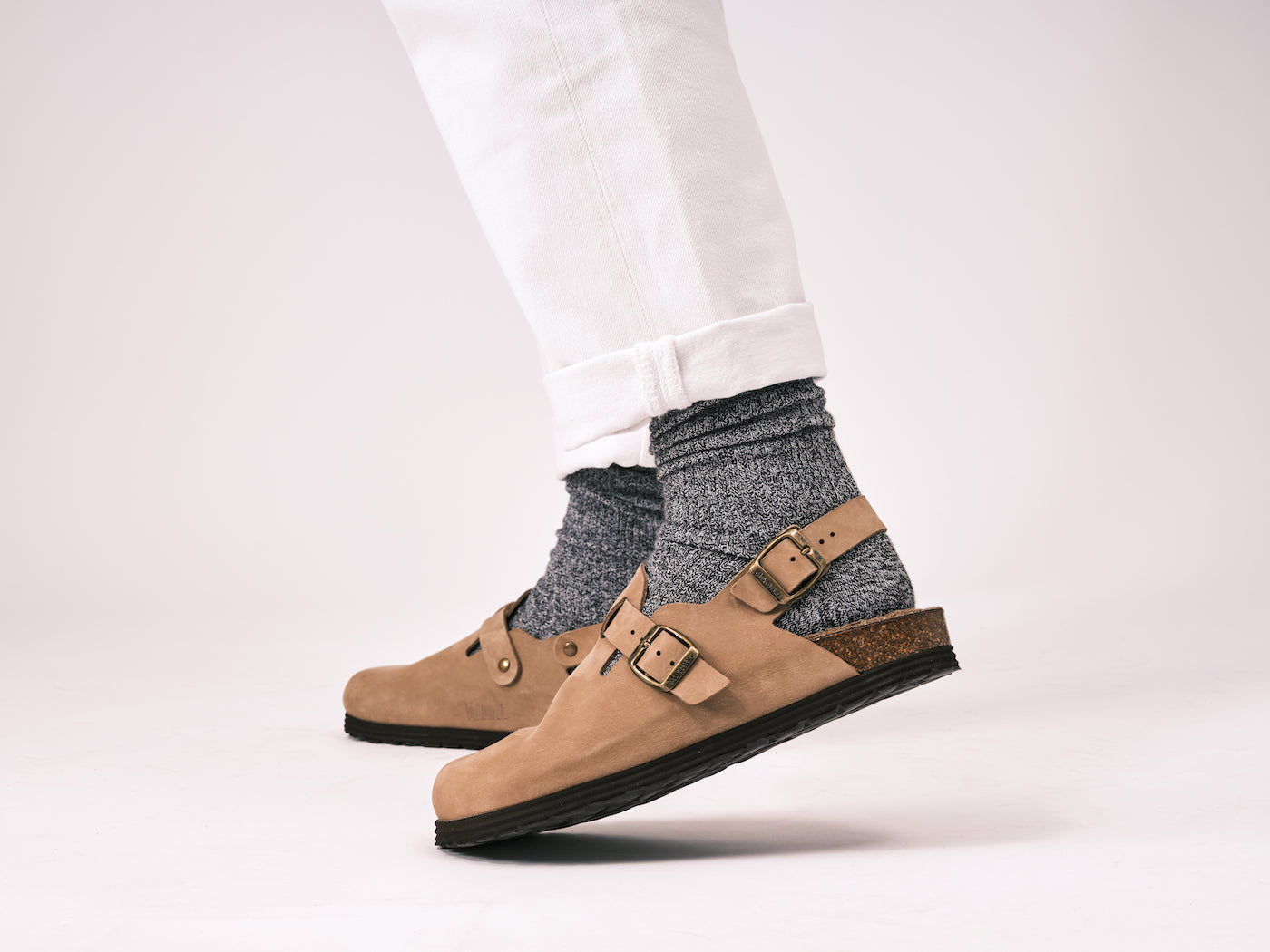 Oscar Clogs - Taupe - Men