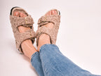 Alberto Teddy Taupe Sandals - Women