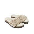 Laia Teddy Taupe Sandals - Women's