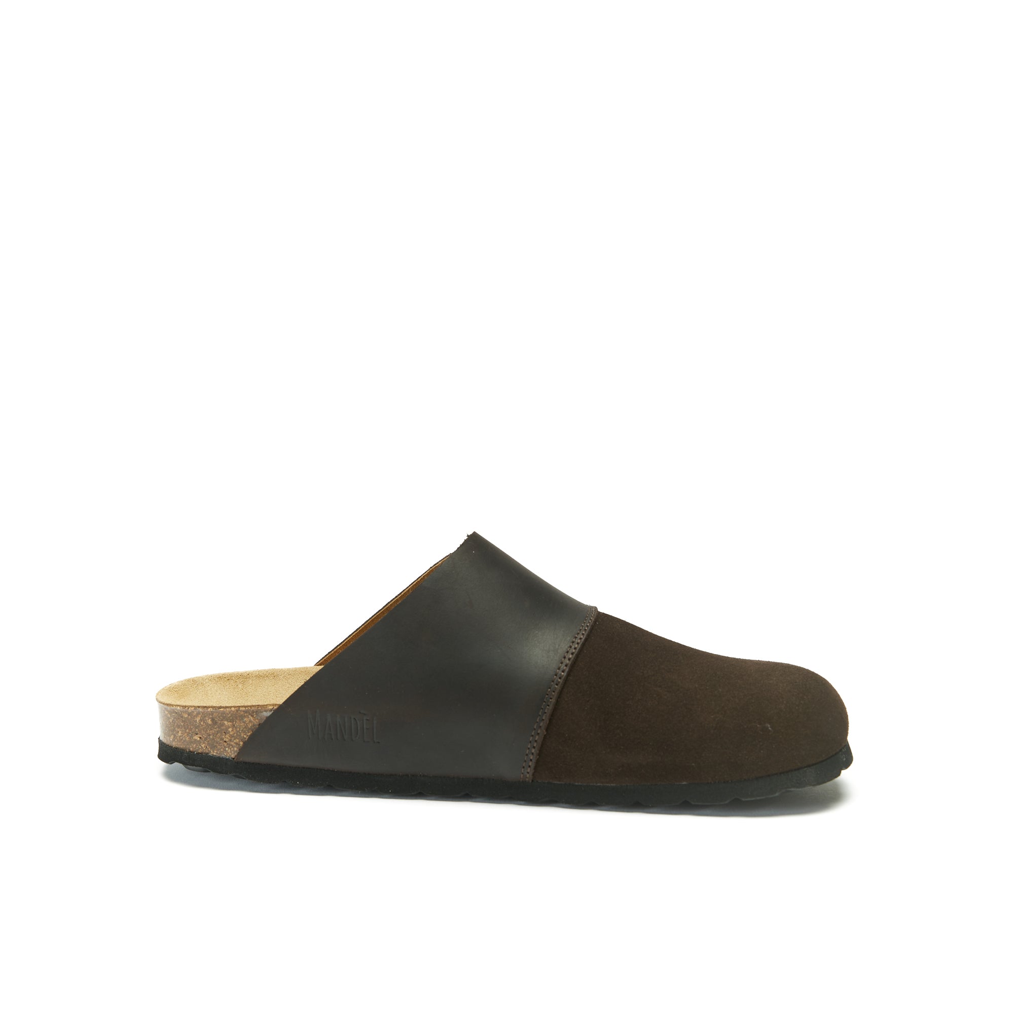 Sabots Dia Suede Dark Brown - Homme