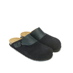 Dia Suede Navy Clogs - Women