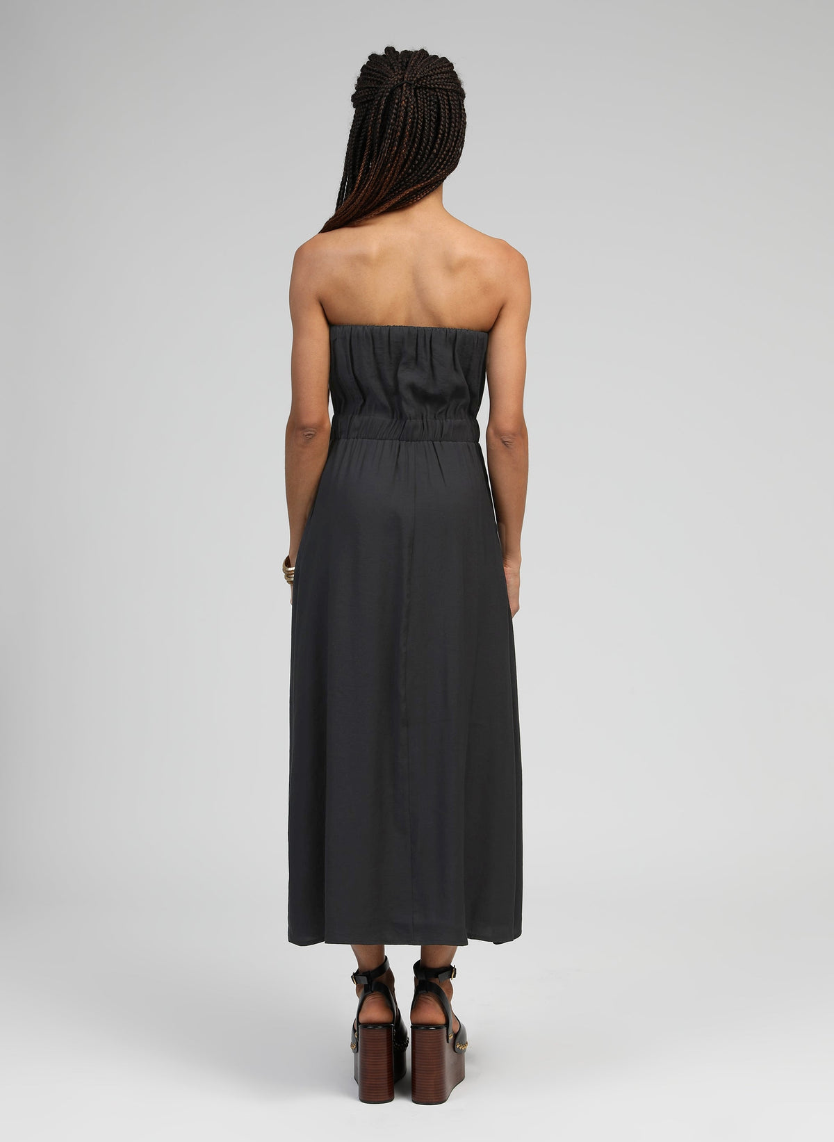 Miliko Maxi Dress Charcoal
