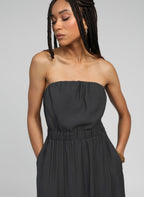 Miliko Maxi Dress Charcoal