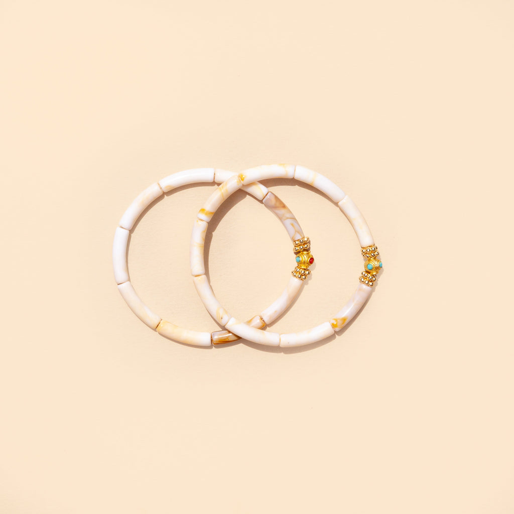 Bracelets Mini Léo - Full White
