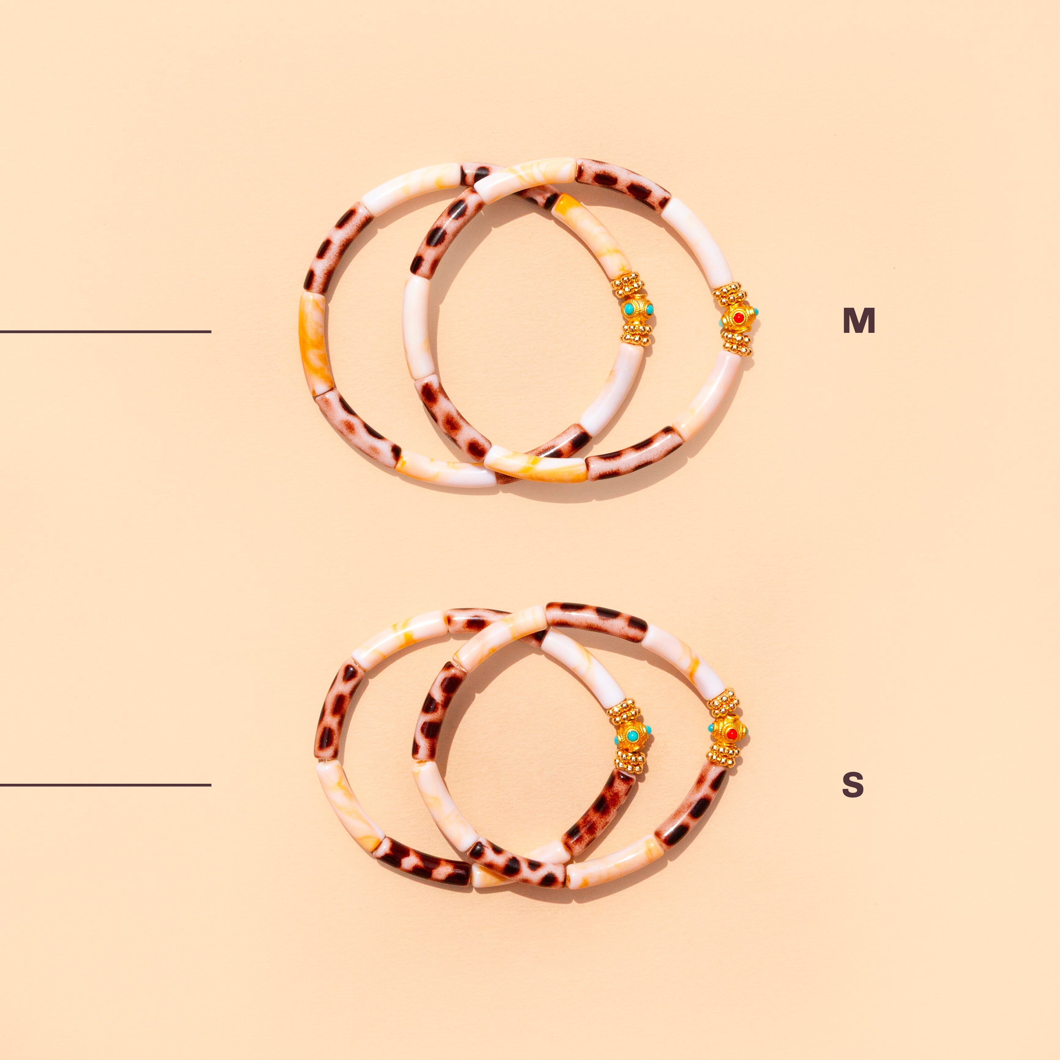 Bracelets Mini Léo - Mix White