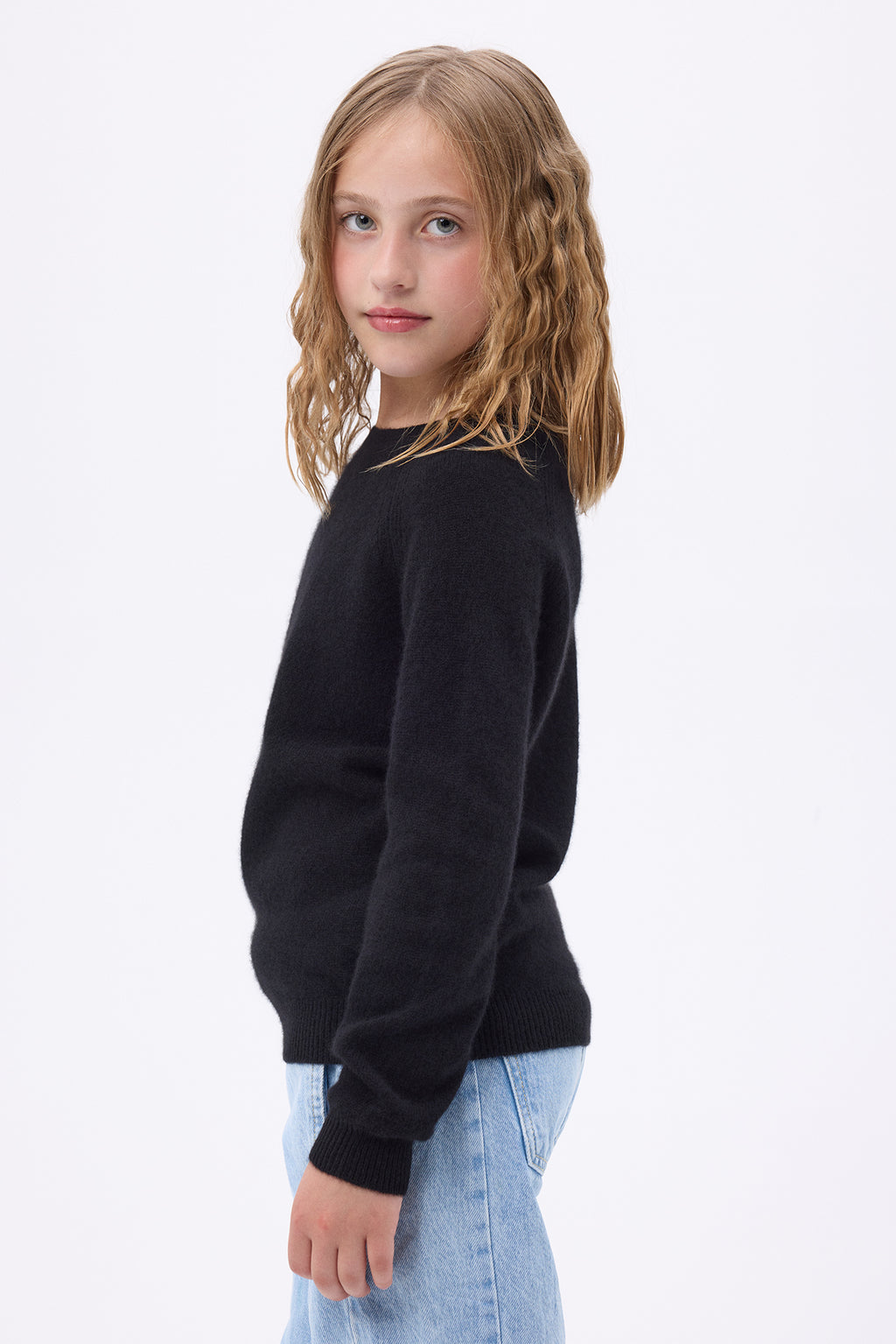 Maglione Girocollo Bambino Mini - Nero - Bambino