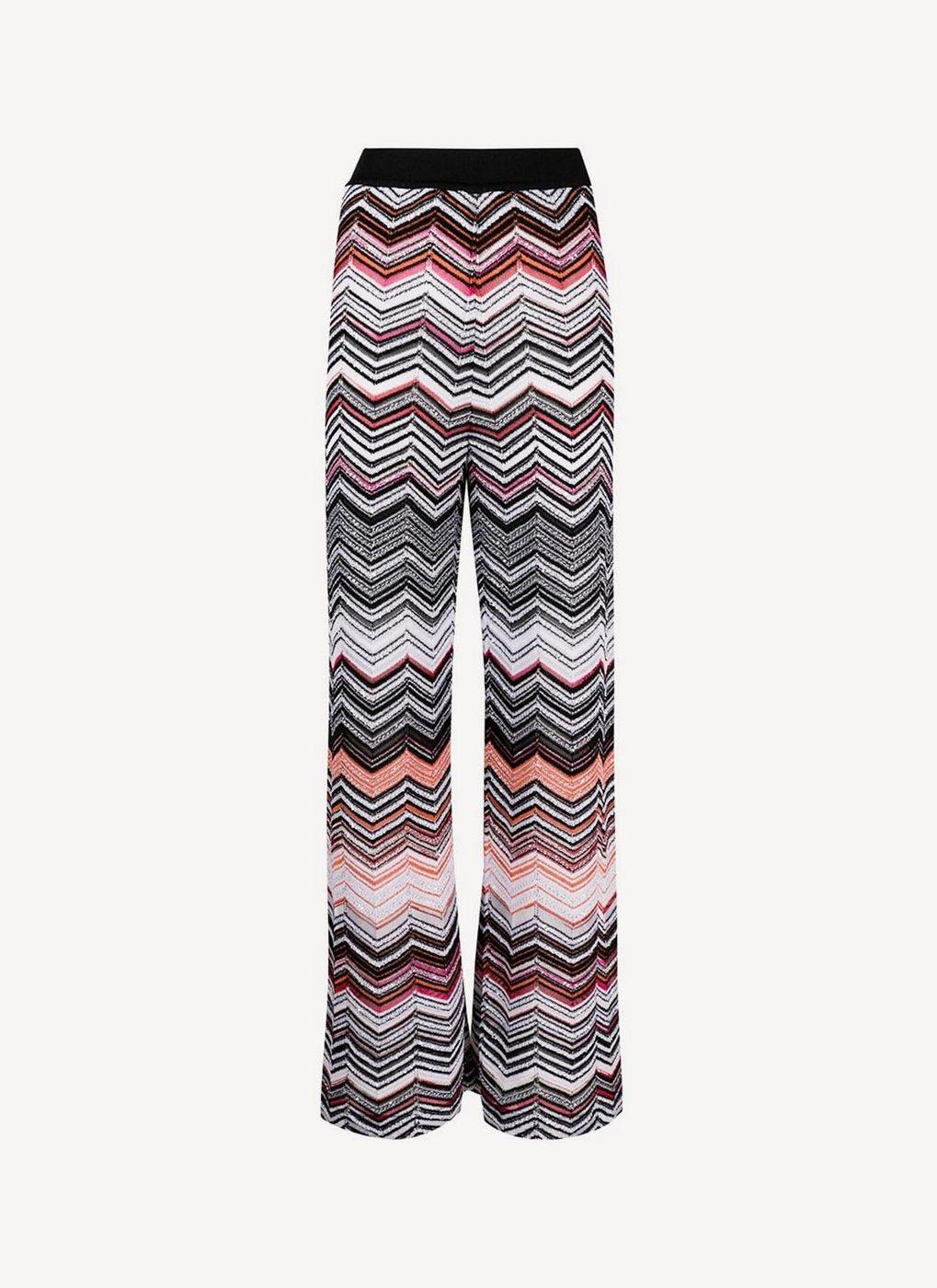 Trousers - Black-Rose-White Sequins